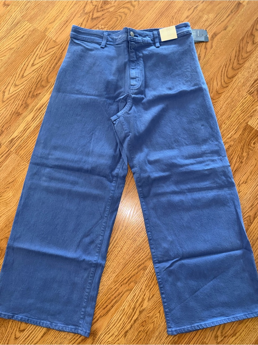 Universal Thread Women’s Size 14 Blue Sailor Wide Leg High Rise Pants NWT